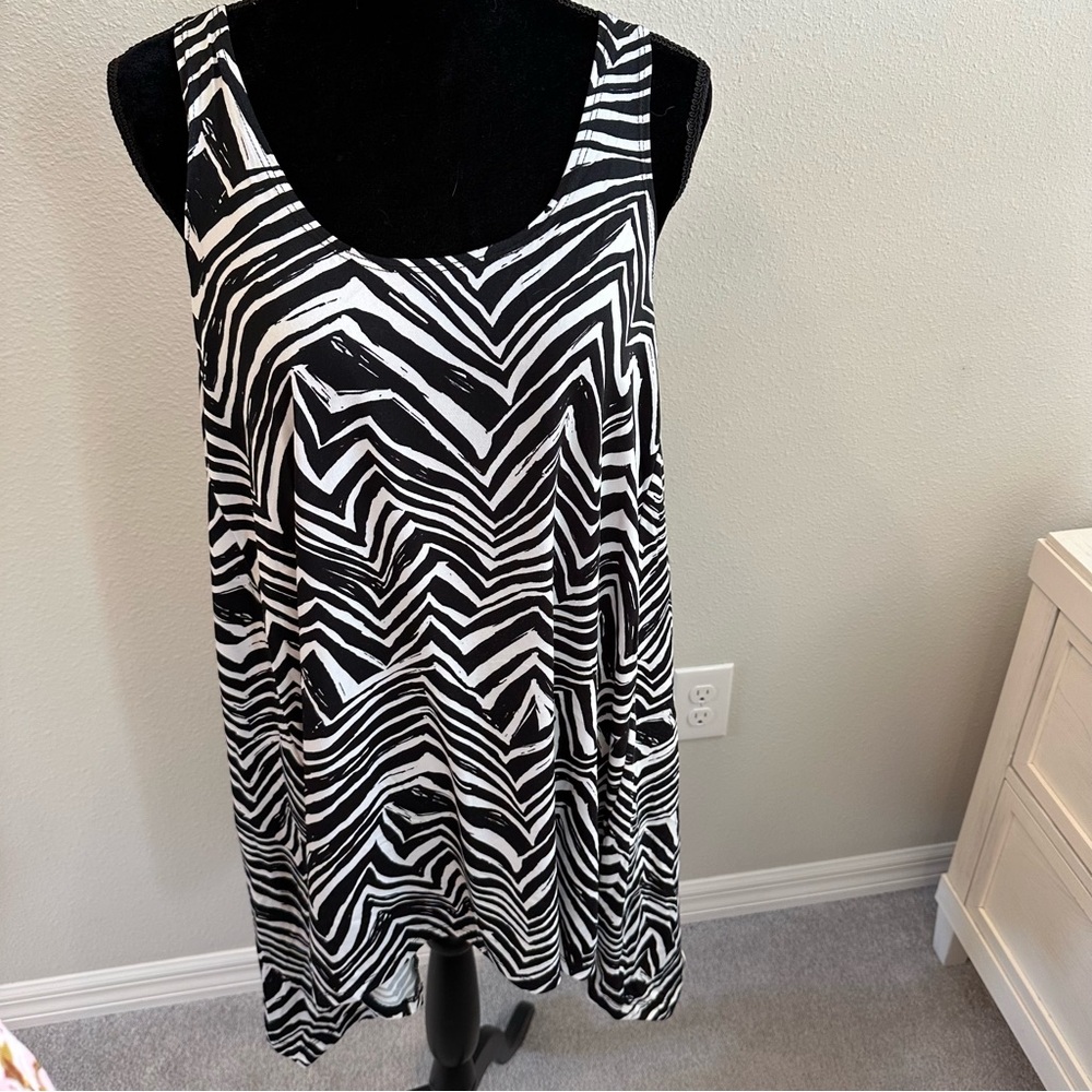 Stylish Zebra Print Dress